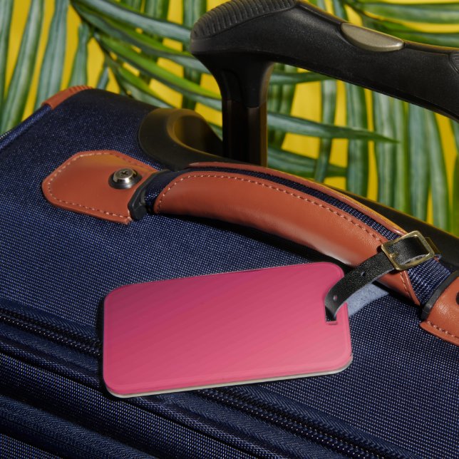 Solid Colour American Luggage Tag (Front Insitu 3)