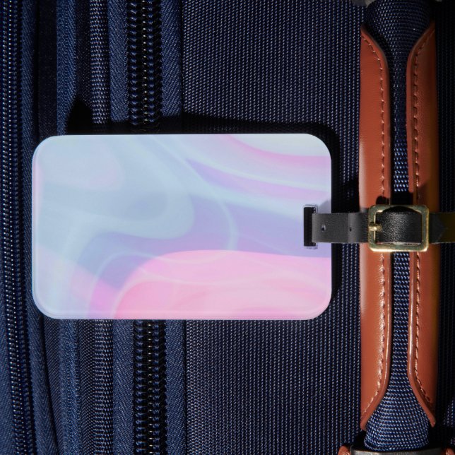 Solid Colour American Luggage Tag (Front Insitu 4)