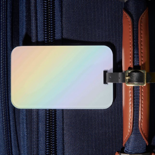 Solid Colour American Luggage Tag (Front Insitu 4)