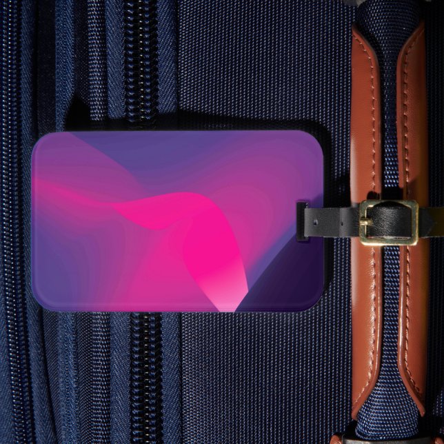 Solid Colour American Luggage Tag (Front Insitu 4)