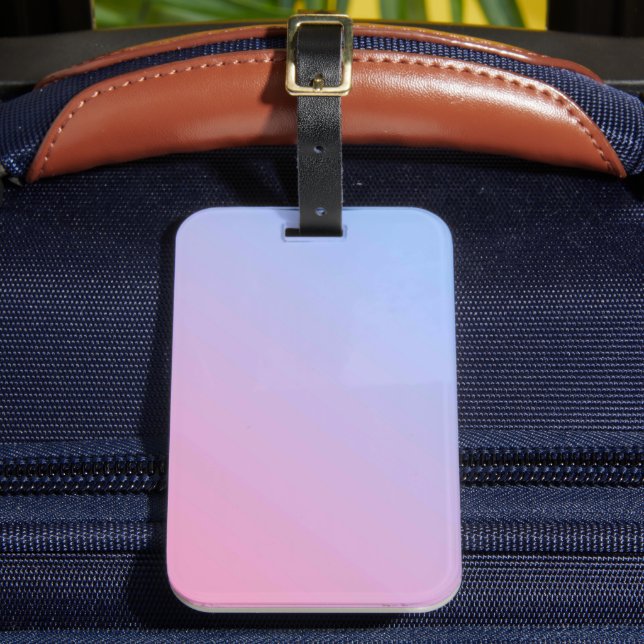 Solid Colour American Luggage Tag (Front Insitu 2)