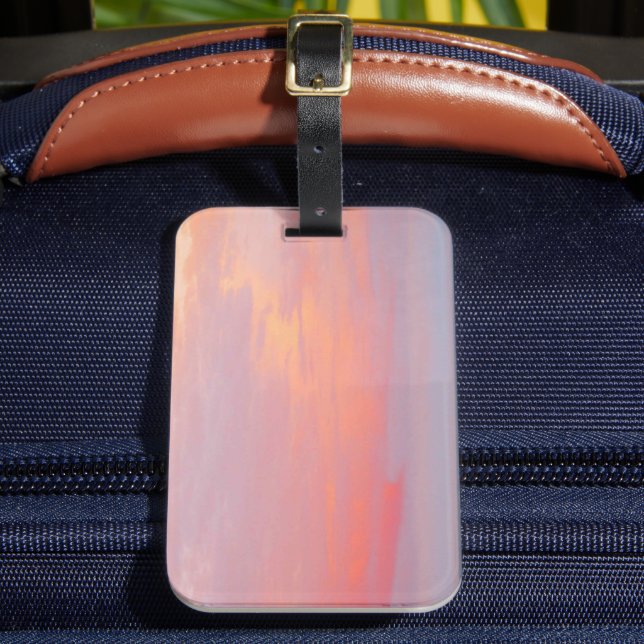 Solid Colour American Luggage Tag (Front Insitu 2)