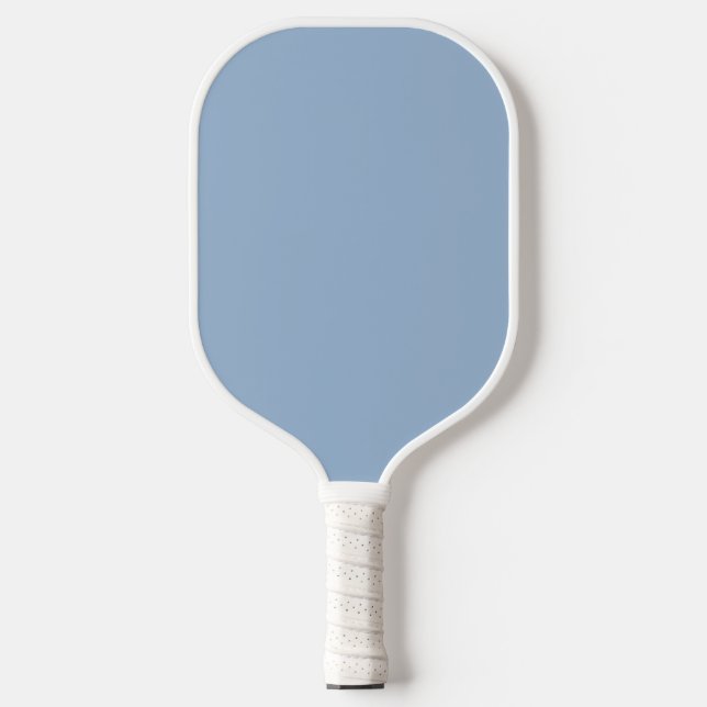 Solid Colour Baby Blue Pickleball Paddle (Front)