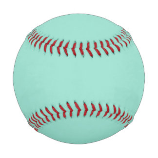 Solid colour Beach Glass plain aqua green mint Baseball