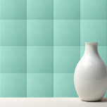 Solid colour Beach Glass plain aqua green mint  Tile<br><div class="desc">Solid colour Beach Glass plain aqua green mint design.</div>
