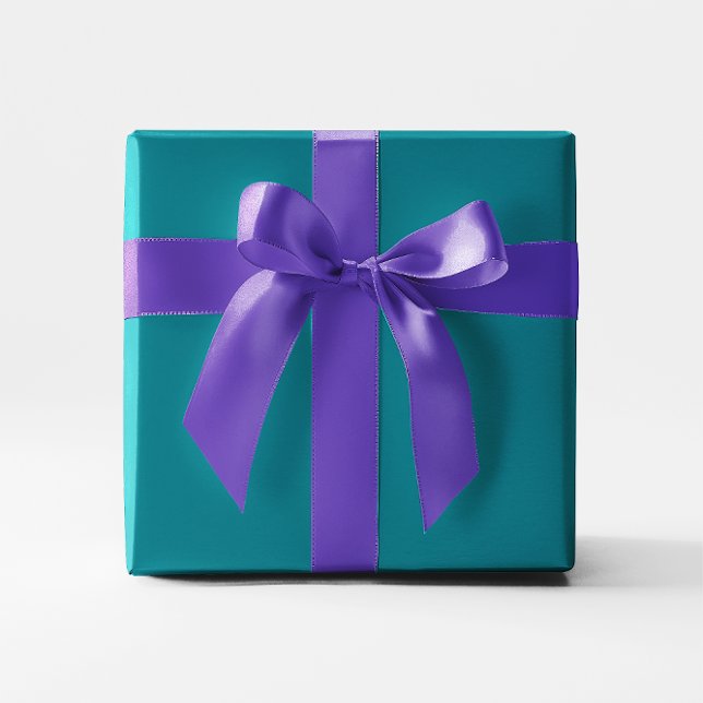 Solid Colour Blue Teal Wrapping Paper (Solid Color Blue Teal Wrapping Paper)