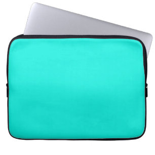 Solid Colour: Bright Aqua Laptop Sleeve
