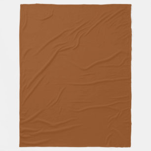 Solid Colour: Brown Fleece Blanket