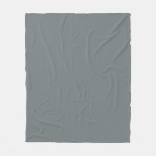 Solid Colour: Charcoal Grey Fleece Blanket