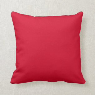 Solid colour Chinese red Throw Pillow