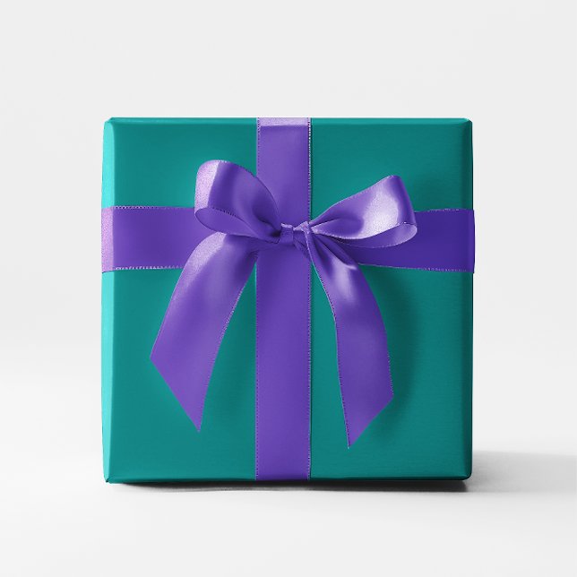 Solid Colour Classic Teal Wrapping Paper (Solid Color Classic Teal Wrapping Paper)