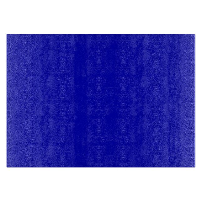 Solid Colour Cobalt Blue Cutting Board (Front)