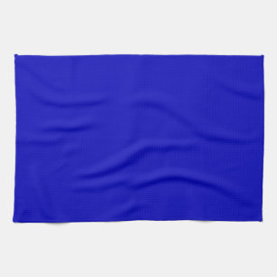 Solid Colour Cobalt Blue Kitchen Towel