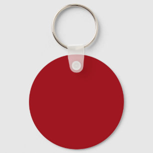 Solid Colour: Cranberry Red Keychain