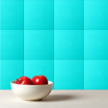 Solid colour cyan tile<br><div class="desc">Solid colour cyan design.</div>