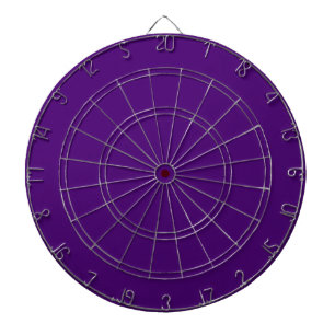 Solid colour dark rich purple dartboard