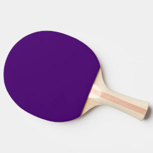Solid colour dark rich purple ping pong paddle