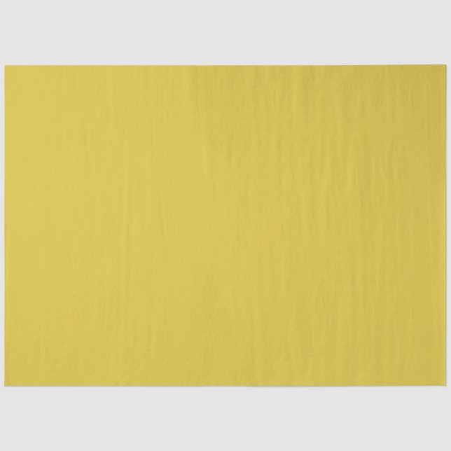 Solid colour dusty yellow tissue paper (Front)