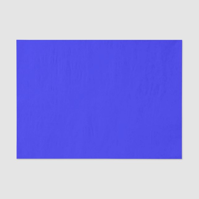 Solid Colour - Electric Ultramarine Tissue Paper (Front)