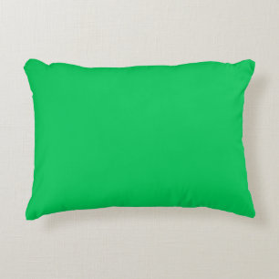 Solid Colour: Emerald Green Decorative Pillow