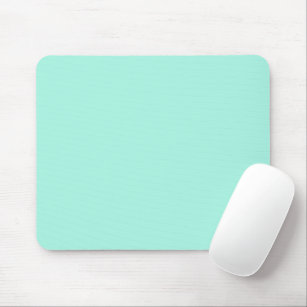 Solid colour fresh mint mouse pad