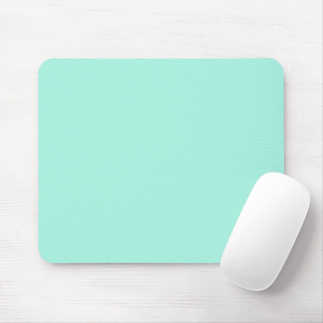 Solid colour fresh mint mouse pad (With Mouse)