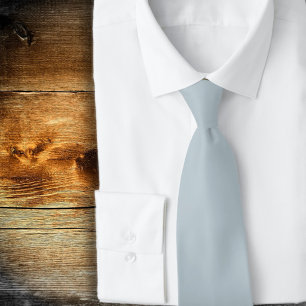 Solid Colour Grooms Blue-grey Tie