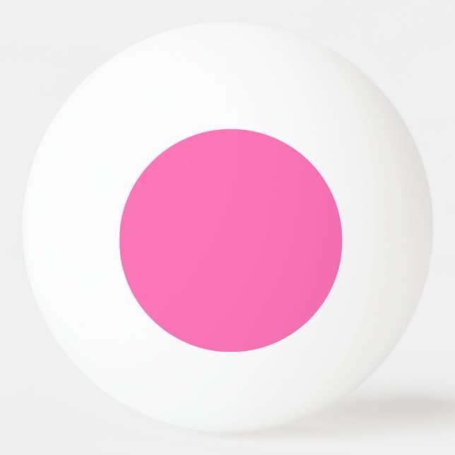 Solid Colour: Hot Pink #2 Ping Pong Ball (Front)