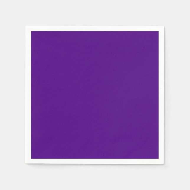 Solid Colour Indigo Napkin (Front)