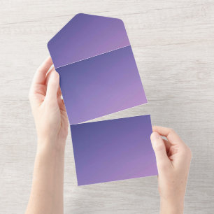 Solid Colour Invitations Announcements Card