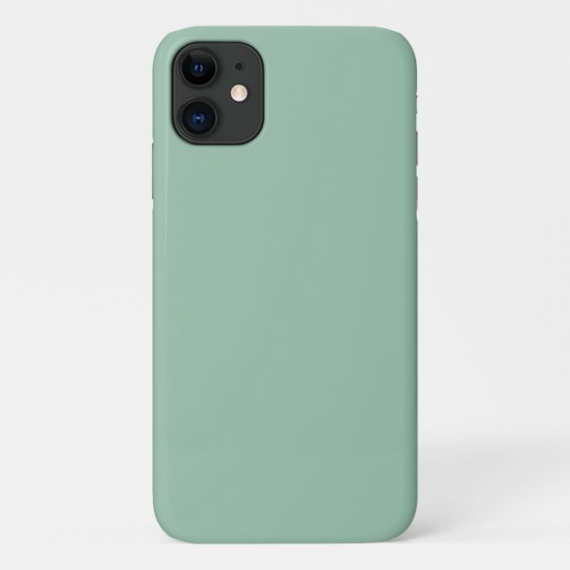 Solid Colour iPhone, Plus and Pro - Jade Green Cas Case-Mate iPhone Case (Back)