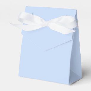 Solid colour light baby blue favor box