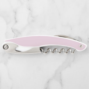 Solid colour light pale pink corkscrew