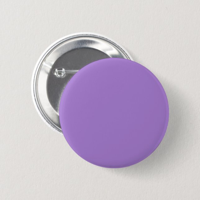 Solid colour lilac bush 2 inch round button (Front & Back)