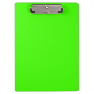 Solid Colour: Lime Green Clipboard
