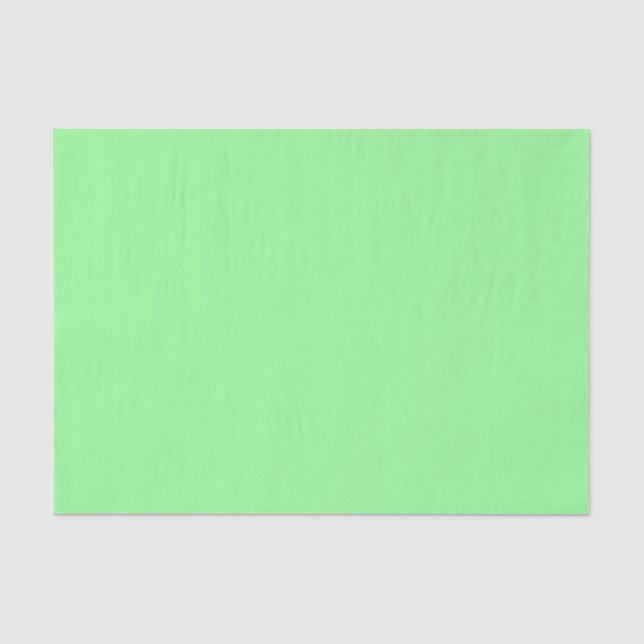 Solid Colour: Mint Green Tissue Paper (Front)