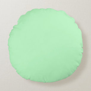 Solid Colour: Mint Round Pillow