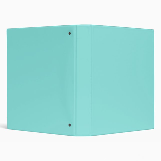Solid colour misty teal turquoise binder (Background)