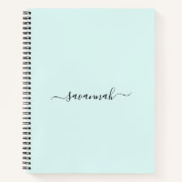 Solid Colour Monogram Sketchbook