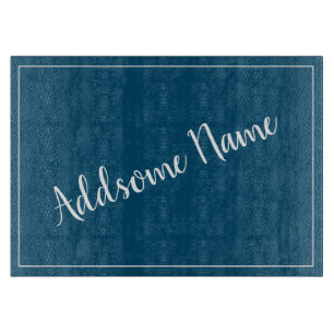Solid colour Nautical Blue  Cutting Board