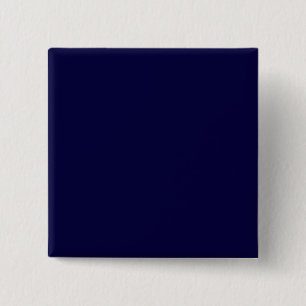 Solid Colour: Navy Blue 2 Inch Square Button