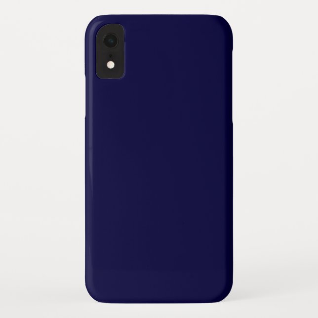 Solid Colour: Navy Blue Case-Mate iPhone Case (Back)