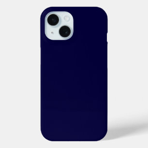 Solid Colour: Navy Blue iPhone 15 Case