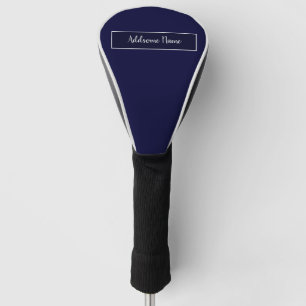 Solid colour Navy Blue Golfer Accessory Golf Head Cover
