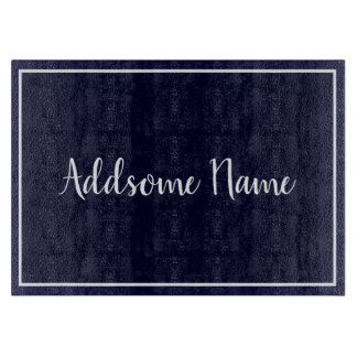 Solid colour Navy Blue Kitchen Cutting Board