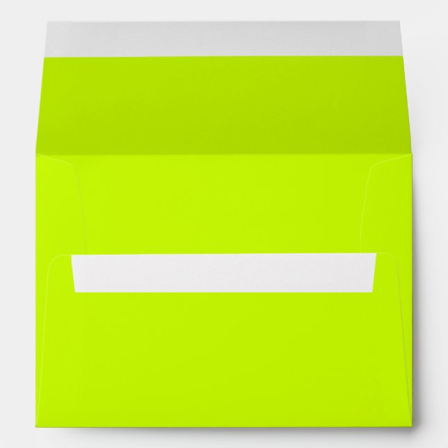 Solid Colour Neon Yellow Envelopes (Back (Bottom))