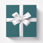 Solid colour Oceanic Teal blue  Wrapping Paper<br><div class="desc">Solid colour Oceanic Teal blue  design.</div>