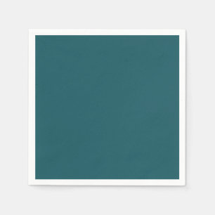 Solid colour Oceanic Teal Napkin