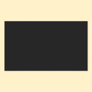 Solid Colour of Pure Black Template Sticker