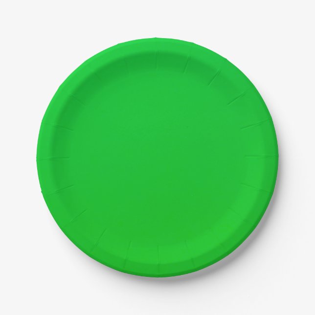 Solid Colour Paper Plates (Front)